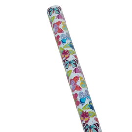 Caspari Butterflies Gift Wrapping Paper - 30" x 8' Roll