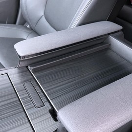 DINGJIAN Center Console Armrest Box Cover Anti-Falling Blocking Bar fit for Toyota Sienna 2021-2024 Accessories(Matte Black)