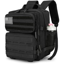 9L Tactical Assault Backpack Gym Backpack Hiking Travel Backpack Camping Rucksacks - Color: black