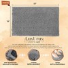 LuxUrux Bath Mat Extra-Soft Plush Bath Shower Bathroom Rug, 1''