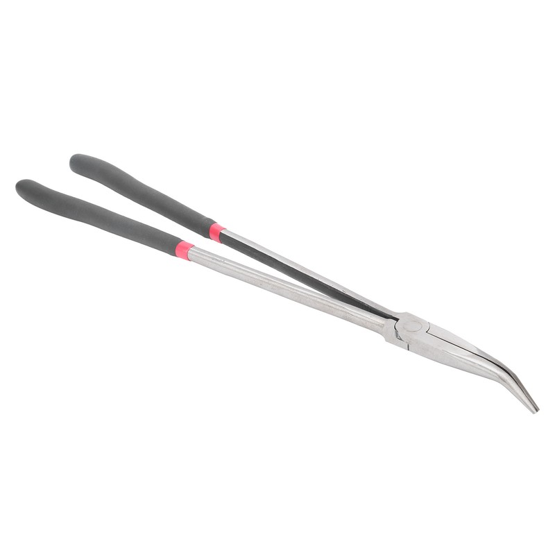 45 Degree Curved Nose Pliers with Long Handle Steel Pliers