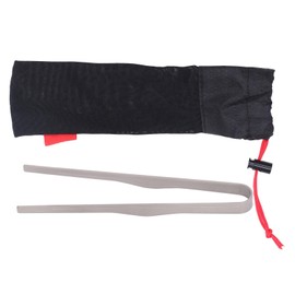 Outdoor Barbecue Clip Multifunctional BBQ Tong Heat Resistant Titanium Food Tong for Camping