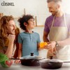 Cuisinel Cast Iron Skillet Set - 10" + 12" Frying