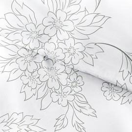 Linen Market Duvet Cover King Size (Gray) - Experience Hotel-Like Comfort with Unparalleled Softness, Exquisite Prints & Solid Colors for a Dreamy Bedroom – King Duvet Cover Set with 2 Pillow Shams