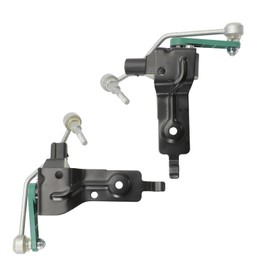 Konuooer Level sensor, air suspension for A6 C6, xenon headlight, height sensor, headlight range adjustment, 4F2, 4F5, 4FH, with linkage front left and right, 4F0941285B 4F0941286B