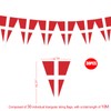 32.8ft Denmark Flag Bunting with 30 Flag for Oly Games,Danish