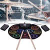 Compact Size Roll-Up Drum Set Electronic Drum Kit 9 Silicon