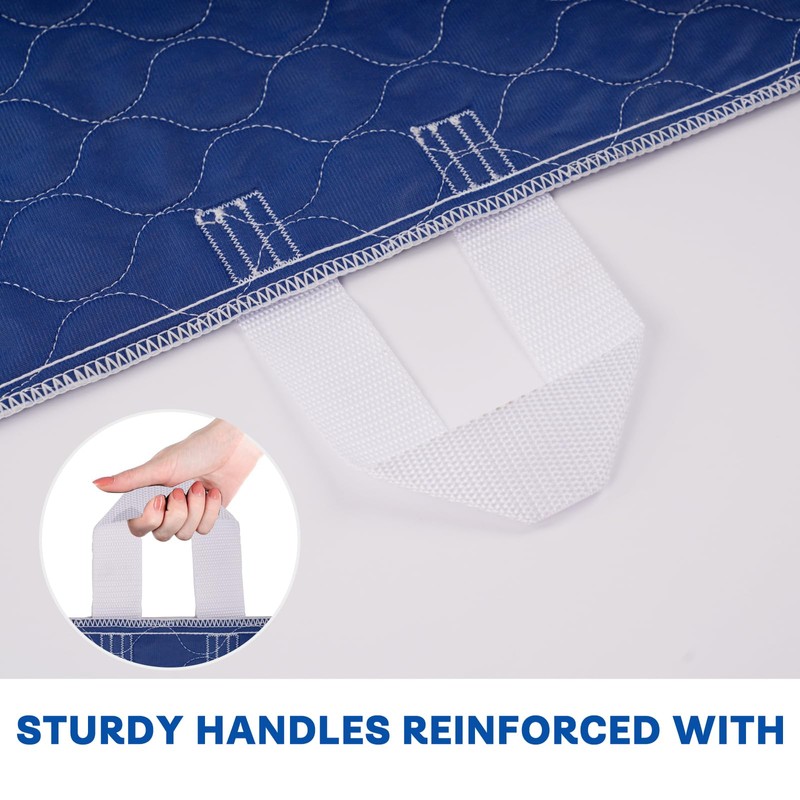 Alsunny Waterproof Bed Pads with Sturdy Handles, Hide Stains, Non