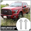 RATCHROLL 16pcs Stainless Steel Exhaust Manifold Bolt Stud Hardware for