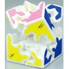 3D GEAR CUBE transformer form White