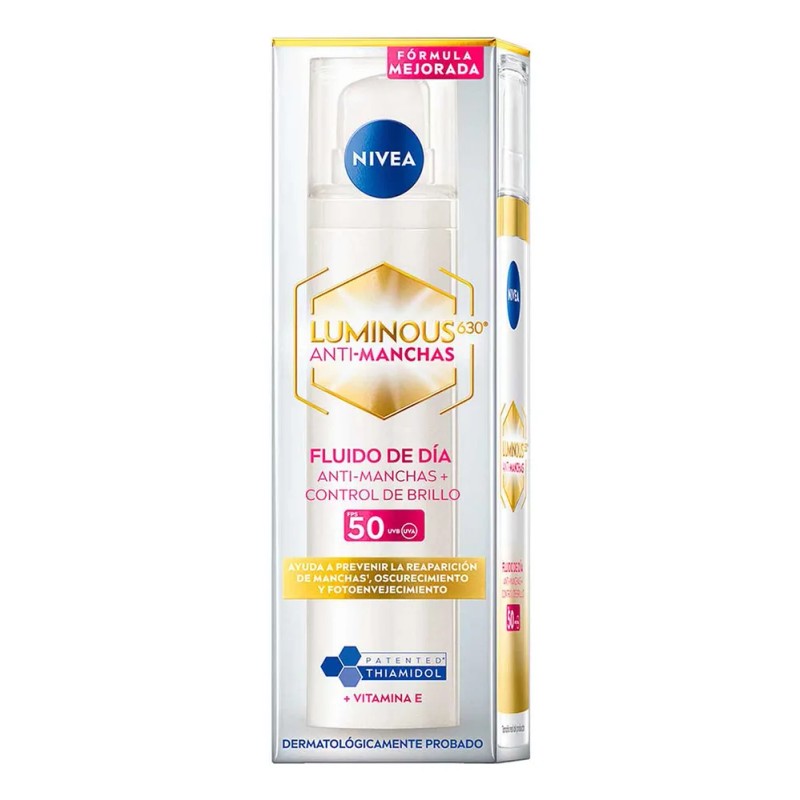 Fluido NIVEA Luminous Antimanchas Cellular Fps50 40ml Tipo de piel