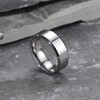 King Will BASIC Men's 8mm Tungsten Carbide Ring Polished Plain