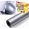 AUTOGOODY 108" x 60" HIGH GLOSS 5D Silver Carbon Fiber