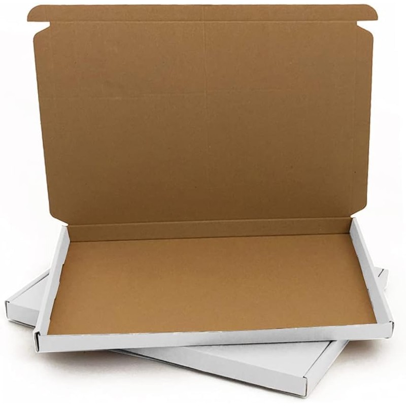 320x230x20mm || A4/C4 || AKAR Corrugated White C4 Pip Box