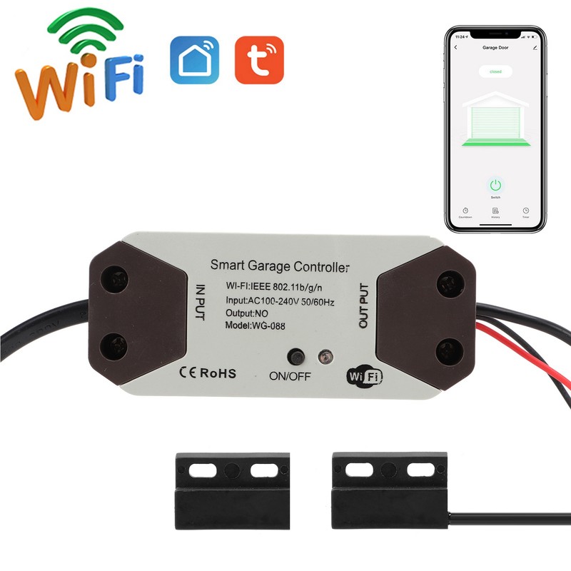 Intelligent WIFI Garage Door Switch Wireless Voice APP Remote Control