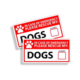 1st Responder Emergency Dog Dogs Puppy Rescue Decal Sticker Fireman 1st First Aid Fire Pet