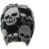 2 Brothers Unlimited Inc 2BU Black and White Skull Beanie