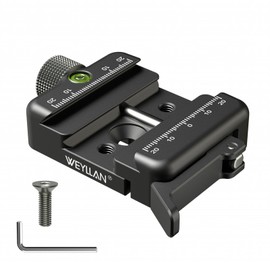 Quick Release Plate Clamp Compatible Arca Swiss Clamp Style for Tripod Ball Head Universal Quick Release Seat Ball Head Tripod Monopod Quick Release Plate Arca Picatinny Clamp