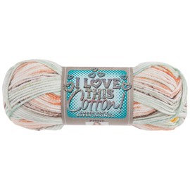 I Love This Yarn 4 - Medium Yarn for Crocheting & Knitting – 153 Yards of Cotton Yarn for Crocheting Blankets, Hats, & More – Craft Supplies for Handcrafting Accessories, Sunlit Seafoam