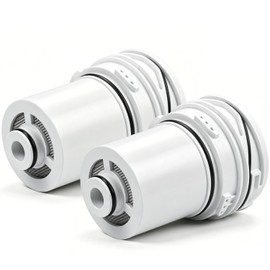 2-Pack, Compatible with Delta Clarifi Shower Filter Cartridge for 7RC100 & 5RC100, Reduces Chlorine for Healthier Skin & Hair