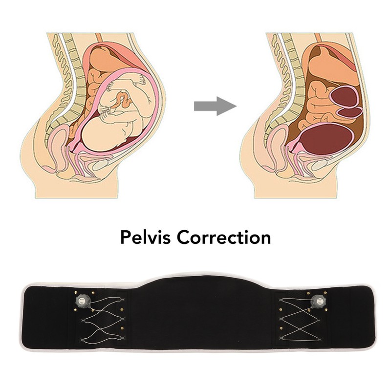 Postnatal Waist Trimmer Belt Body Shaping Pelvis Correction Breathable Tightness