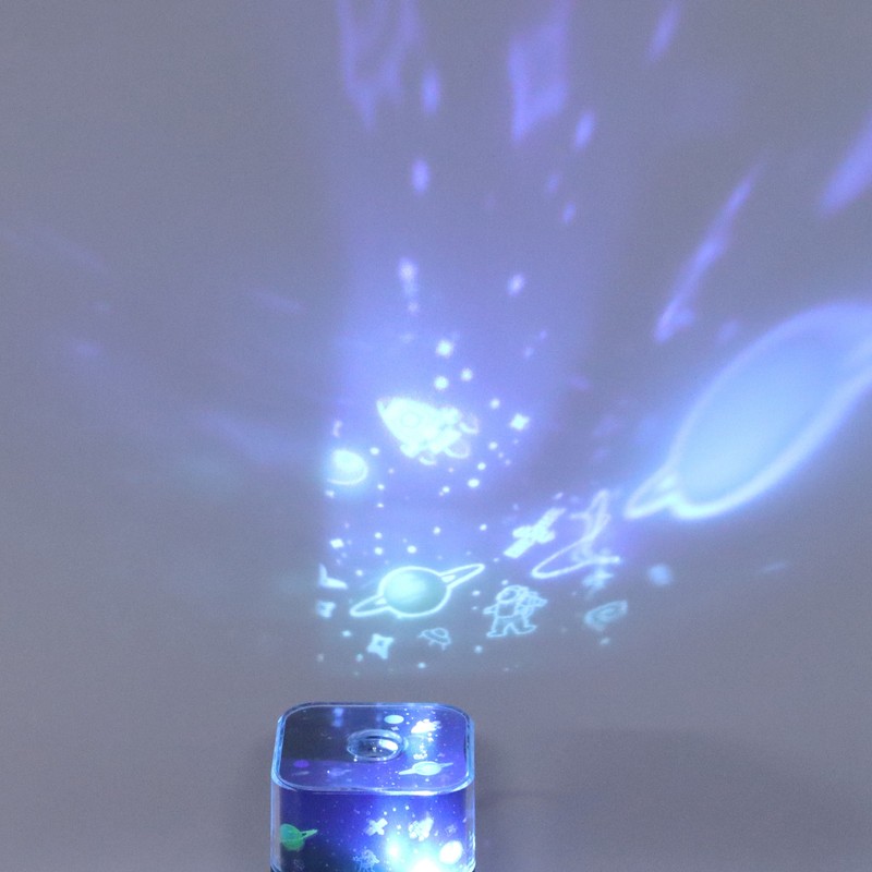 Starlight Humidifier Ultrasonic LED Night Light Silent 300ml Dual Mode