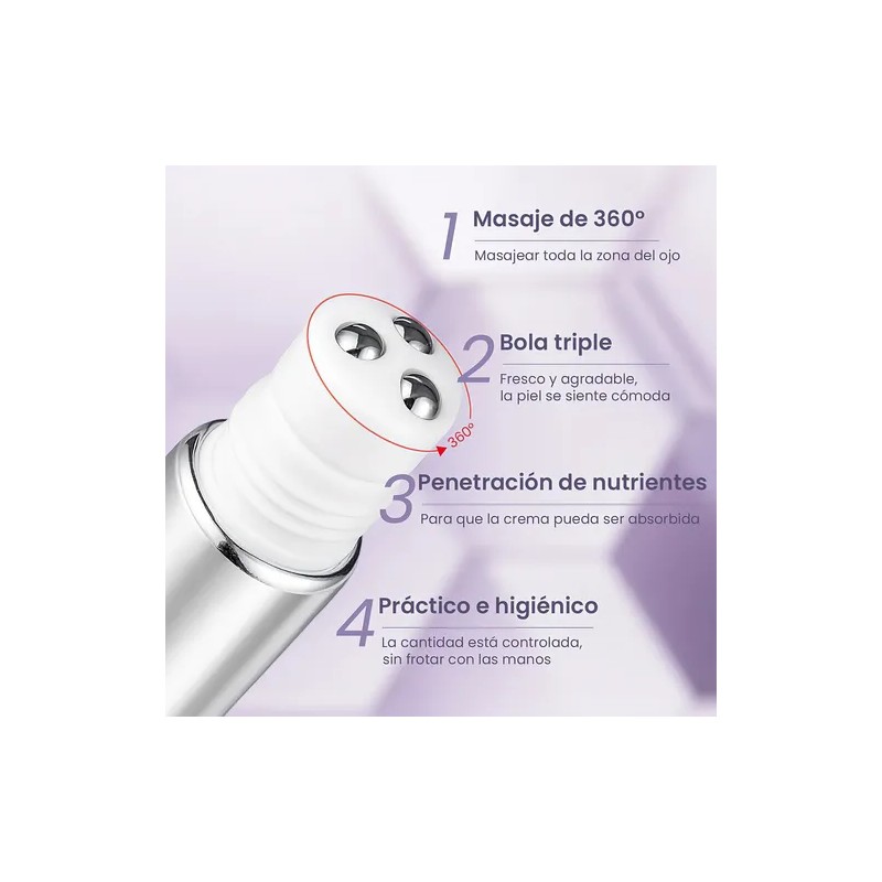 Crema Contorno De Ojos Con Retinol Antiarrugas Roll On 20g
