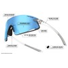 Tifosi Optics Vogel XC Sunglasses (Crystal Clear, Clear)