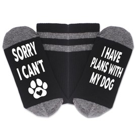 I Can’t Get Up Right Now I Have Plans With My Dog Socks,Dog Mom Gift,Pet Owner Gift,Dog Owner Gift,Socks,Pet Accessories,Gifts For Her. (188)