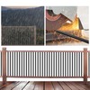 HZIU 26 Pack Deck Balusters 32.25'' Bow Baluster, Black Metal