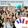 12 Pack France Decorations Flag Handheld Mini France Flags on