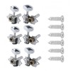 6Pcs Metal Guitar String Tuning Pegs, 1:18 Gear Ratio, sturdy
