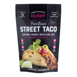 Urban Accents Plant Based Chipotle Taco Meatless Mix – Gluten Free Plant Based Protein & Mexican Spice Blend, 3-pack