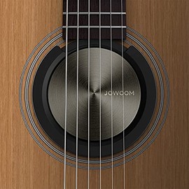 JOWOOM ReBalance Pro Acoustic Guitar Humidifier, Multi Purpose Stylish Stainless Feedback Suppressor and Moisture Sealing with High Density Sponge, Fits 99 To 102mm Soundhole (Black)