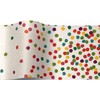 SatinWrap Luxury Printed Tissue Wrapping Paper Confetti Dots 5 Sheets