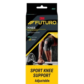 FUTURO Sport Knee Support, Ideal for Athletic and Everyday Activities, One Size Black