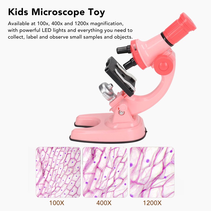 Microscope Toy Educational Biological Laboratory Tool Microscope Toy for Children