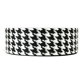 Wrapables A69386c Cinta adhesiva Washi con patrones de colores, pata de gallo negro