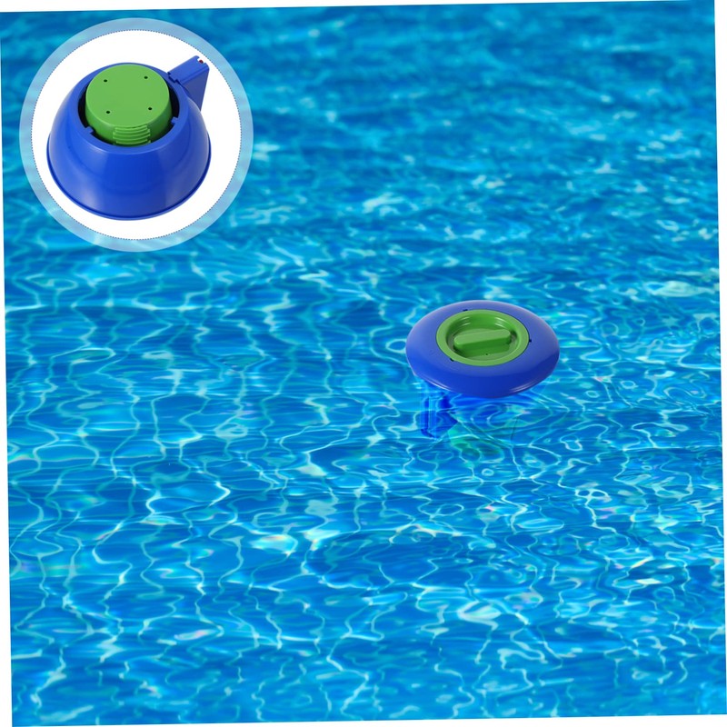 CAXUSD Floating Pool Chemical Dispenser with Temperature Gauge Durable Applicator