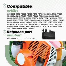 Quctaki 10 Set Recoil Starter Pawl Dog and Spring Compatible with Stihl FS40 FS45C FS50 FS55C FS56 FS70C FS80 FS85 FS94C HL56 HL94C HS45 HS74 Replace 0000 998 0612, 4133 195 7201