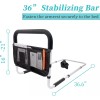Bed Rails for Elderly Safety with Adjustable Heights Storage Pocket