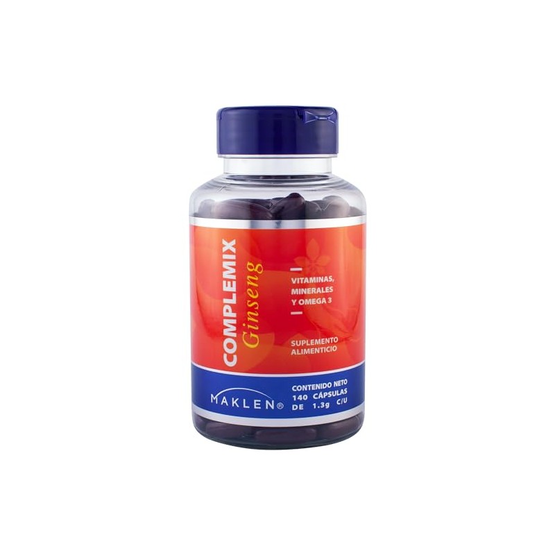 GINSENG MULTIVIT - Maklen Multivitaminico con Ginseng y Omega 3