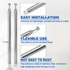 Superbat FM Radio Antenna 7 Sections Telescopic Portable Radio Antenna