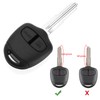 eMagTech Pack of 2 Car Key Housing with Right Groove