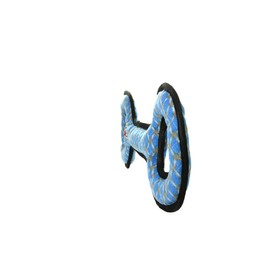 TUFFY - World's Tuffest Soft Dog Toy - MEGA Tug Oval - Squeakers - Multiple Layers. Made Durable, Strong & Tough. Interactive Play (Tug, Toss & Fetch). Machine Washable & Floats. (Chain Link 2 Pack)