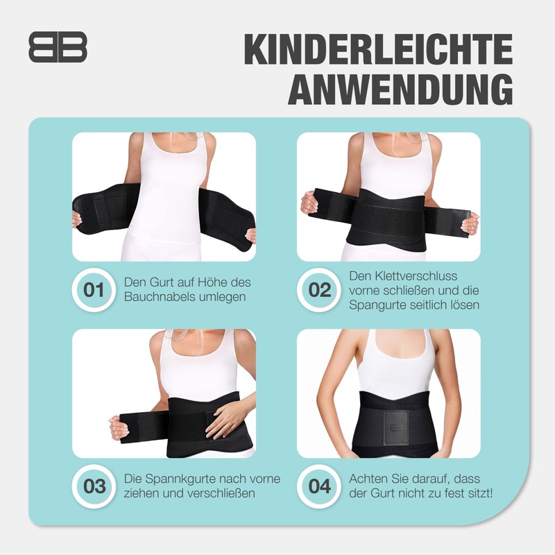 BACK BODYGUARD Back Strap, Innovative Lumbar Support, Back Brace Relieves