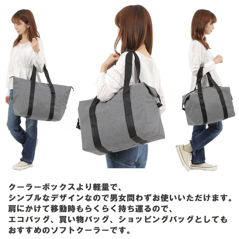 FUPUTWO Cooler Bag, Cold Retention Tote Bag, Large Capacity, Waterproof,