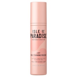 Isle of Paradise Tinted Self Tanning Mousse- Light, Streak-Free Self Tanner, Natural-Looking & Lasts Up to 7 Days, Vegan & Cruelty Free Sunless Tanning Foam Mousse, 6.76 fl oz.