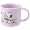Skater KE4AAG-A Antibacterial Cup, 6.8 fl oz (200 ml), Snoopy