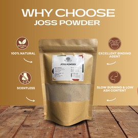 Devinez Natural Joss Powder (200gms), Litsea glutinosa A-Grade - for Agarbatti Making, DIY Incense, Doop, Cone, Sambrani